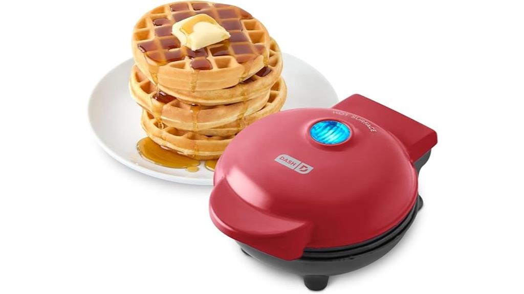 mini nonstick waffle maker