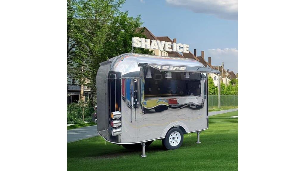 mobile food bar trailer