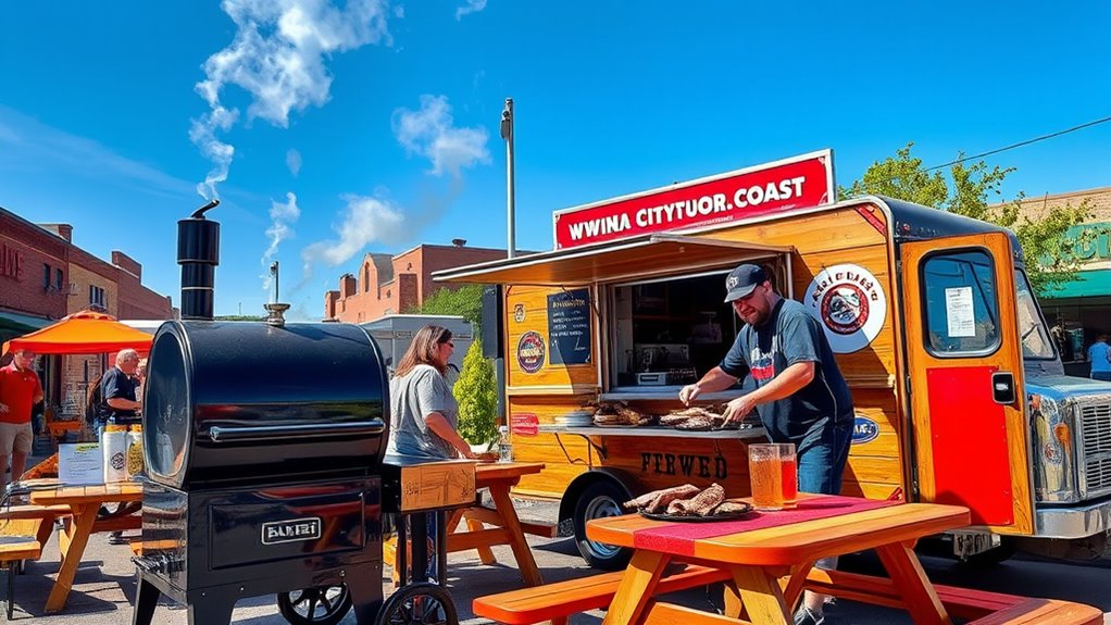 mobile food trucks celebrate southern flavors