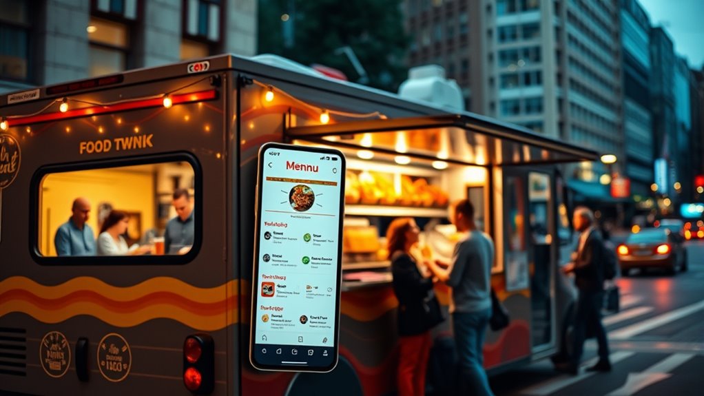 mobile friendly simplified menu
