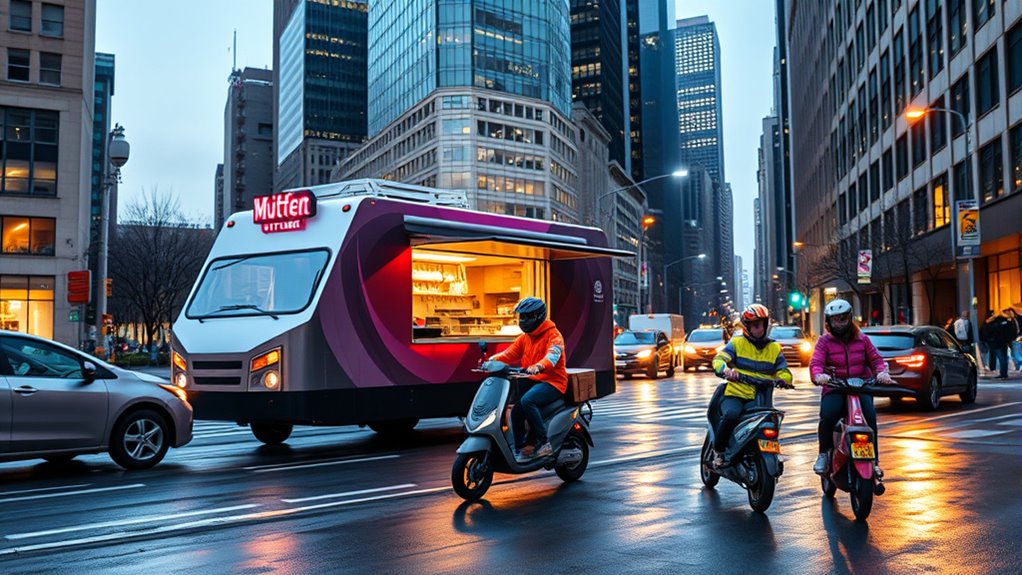 mobile kitchen delivery optimization