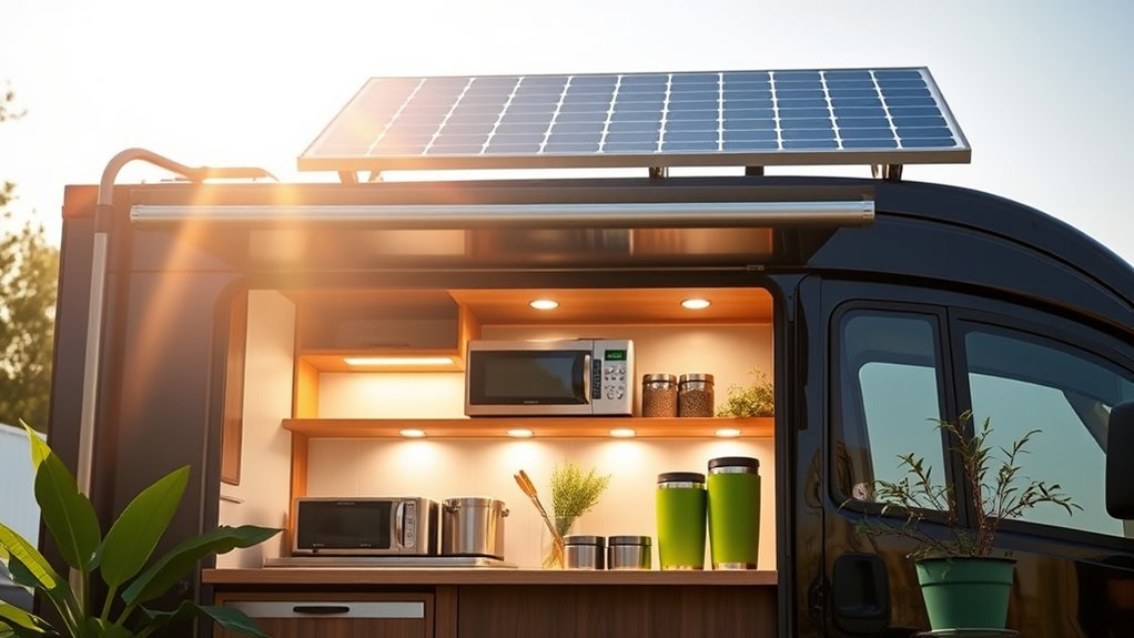 mobile kitchen energy reduction
