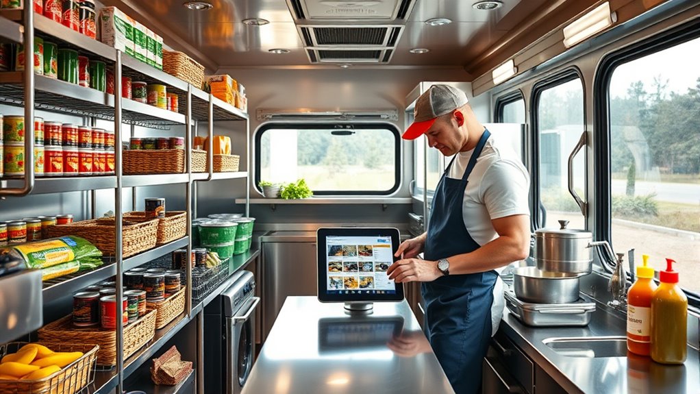 mobile kitchen inventory management