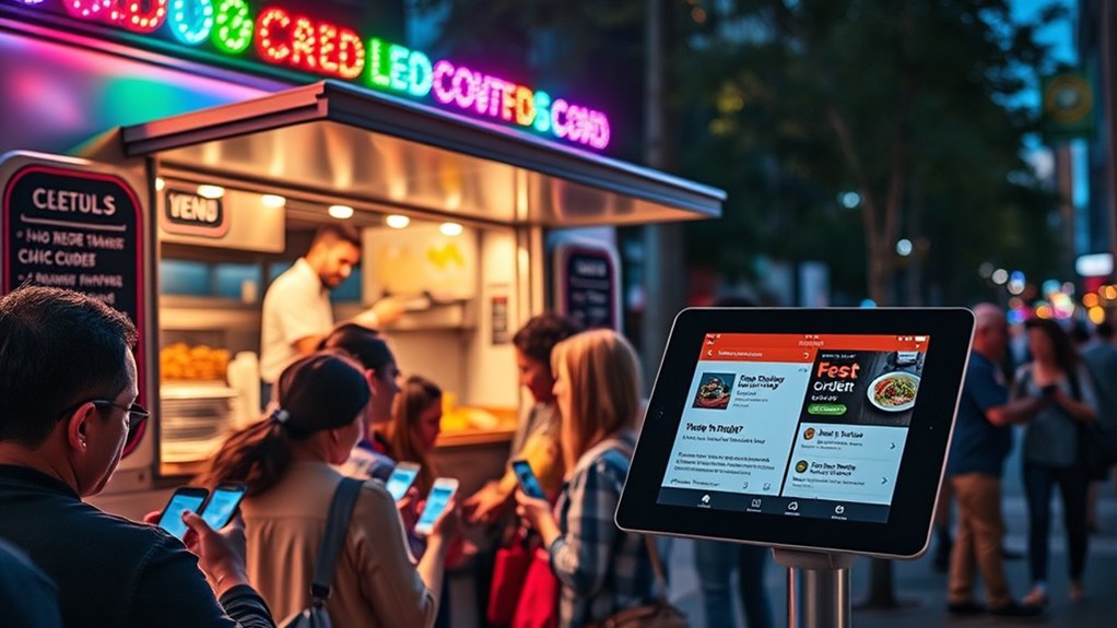 mobile ordering boosts food trucks