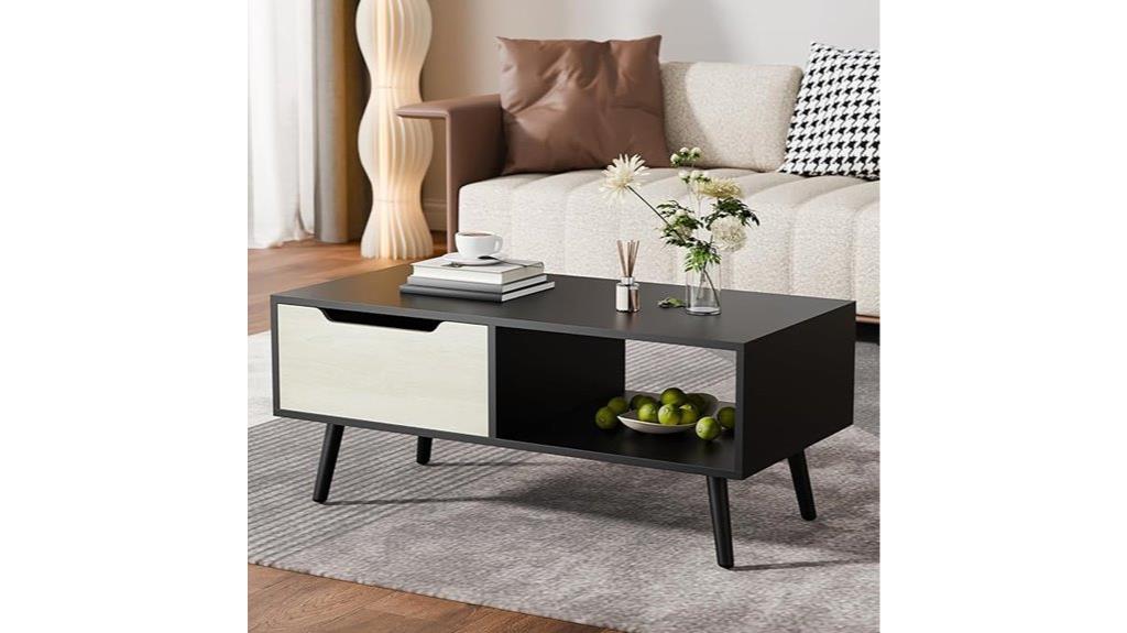 modern cozy storage table