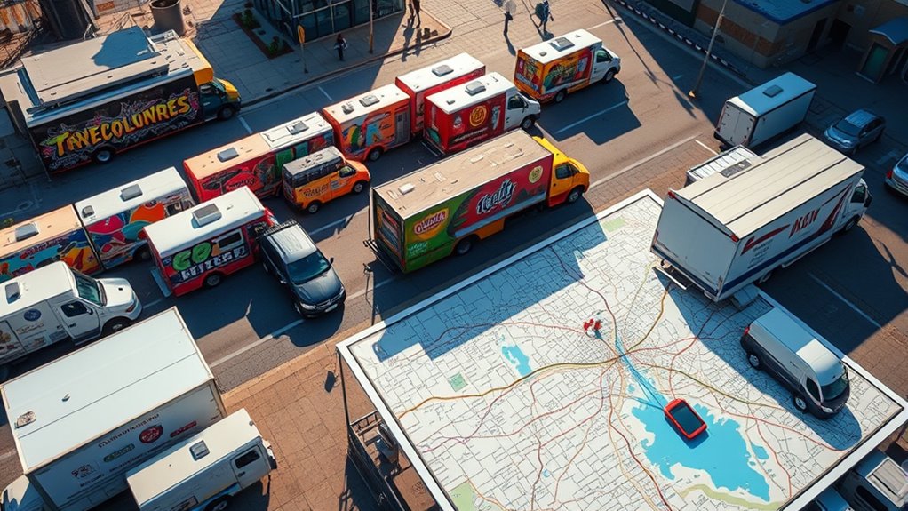 multi city food truck planning