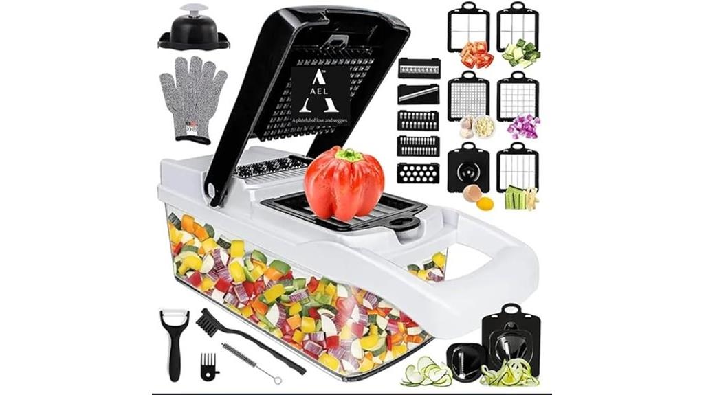 multiple vegetable chopping functions