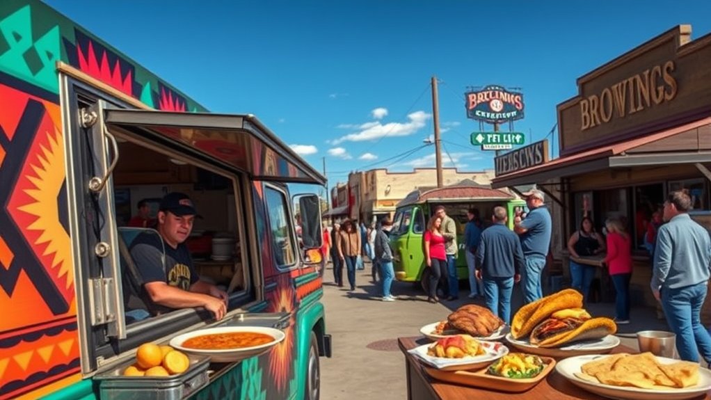 native american food truck offerings