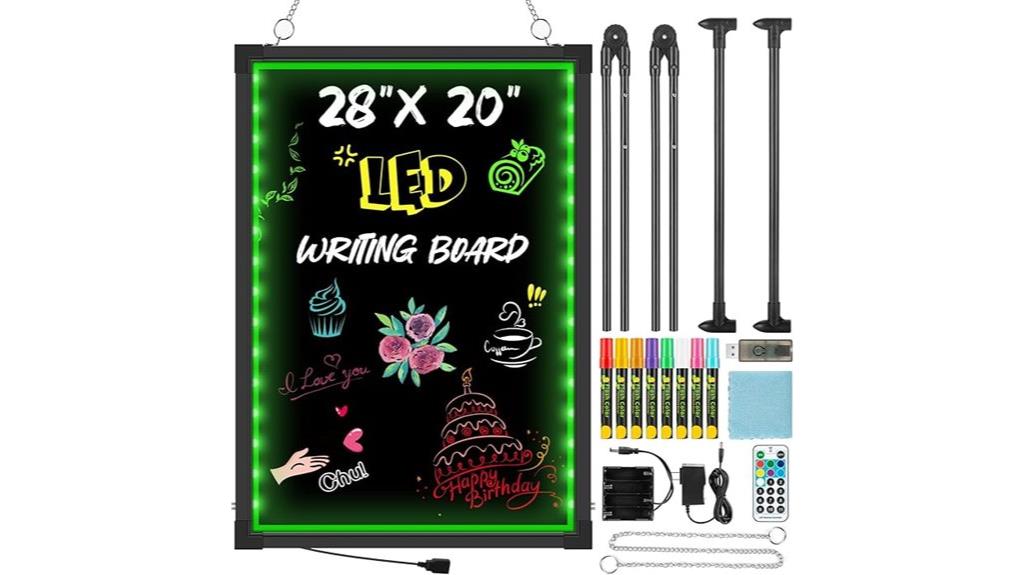 neon flashing led sign