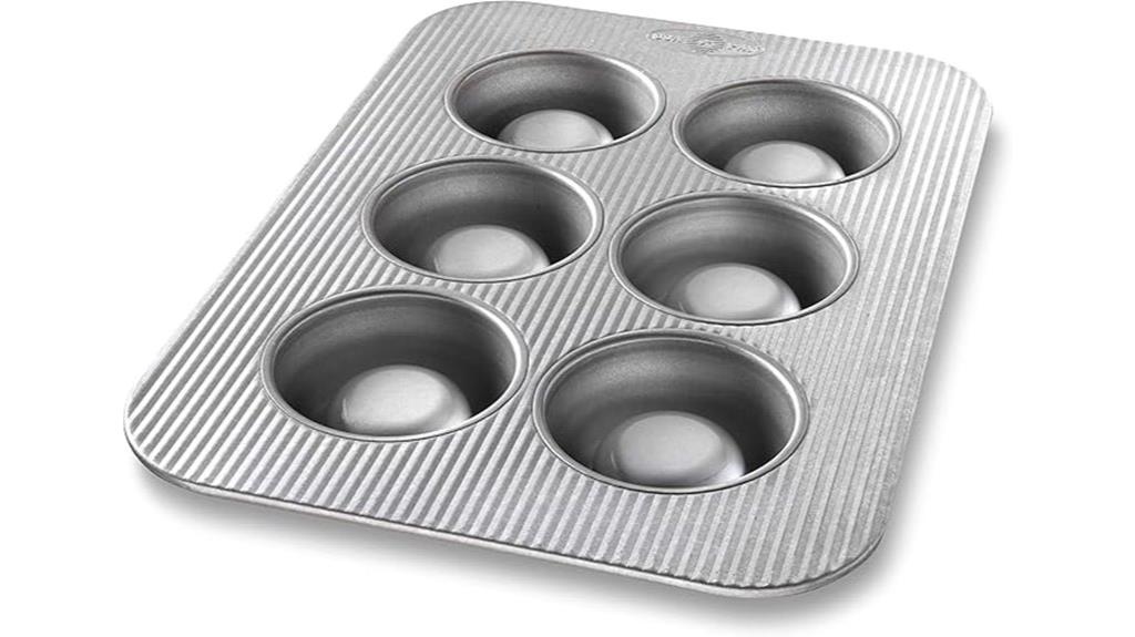 nonstick 6 cup brownie pan