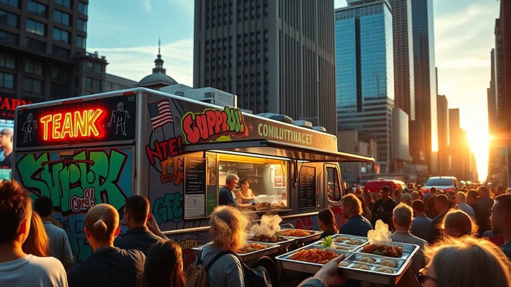 nyc neighborhoods food truck scenes