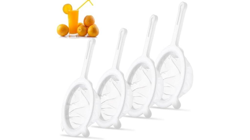 nylon mesh strainer handles