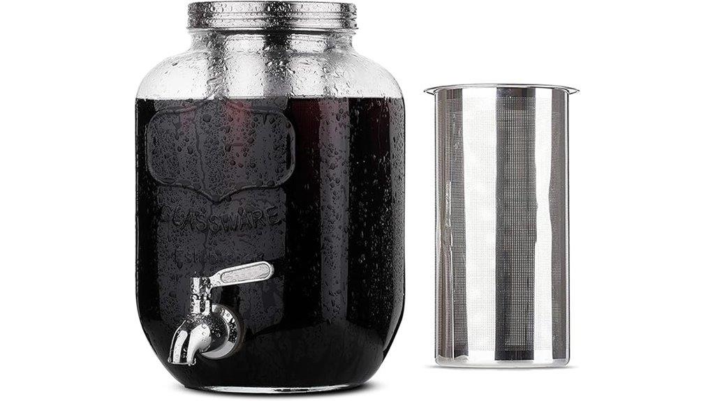 one gallon cold brew dispenser