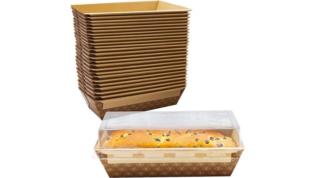 one pound paper loaf pans