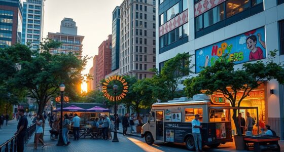 optimal food truck placement