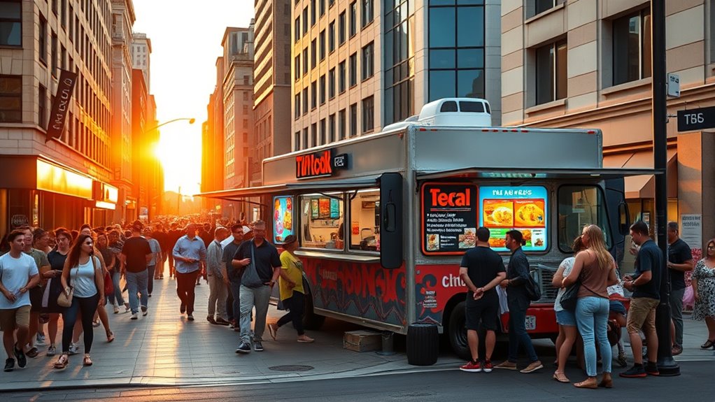 optimal food truck placement