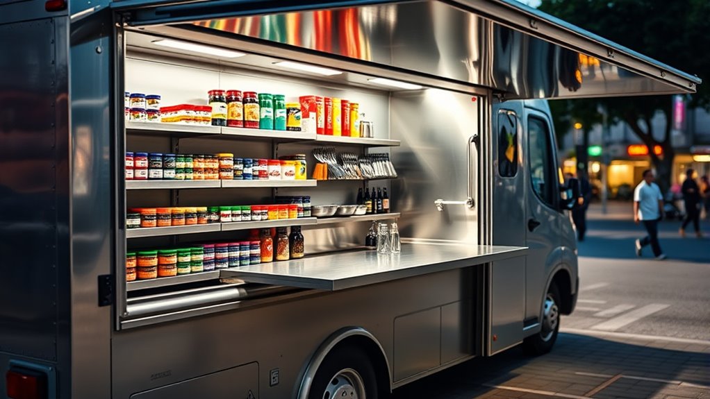 optimize mobile food storage