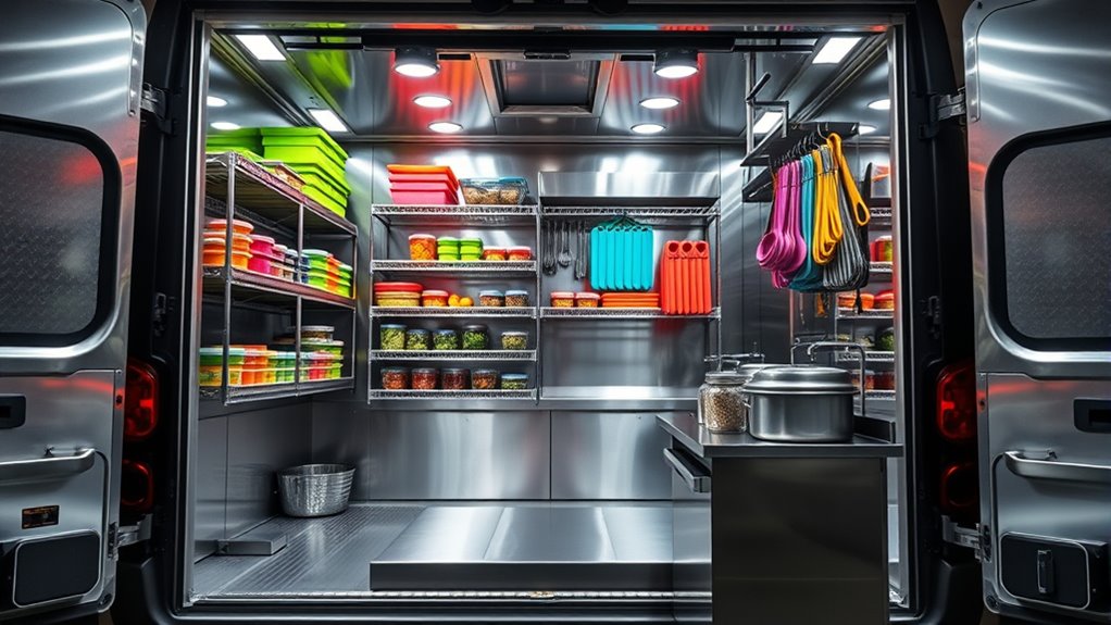 optimize mobile food storage