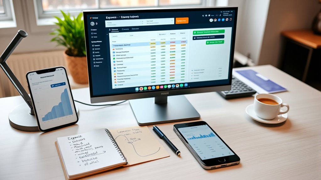 organize expenses and accounts