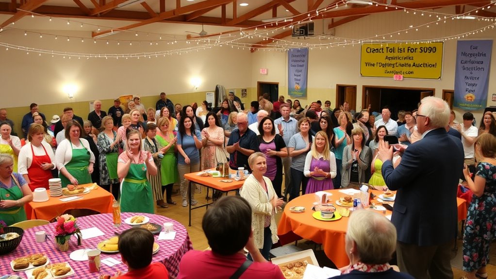 organizing local fundraising events