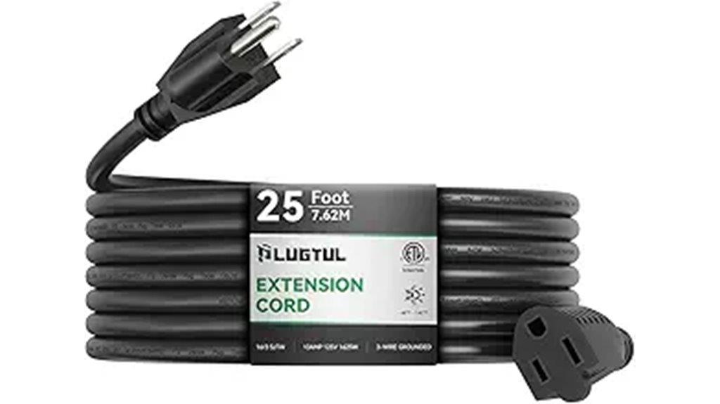 outdoor 25 foot waterproof cord