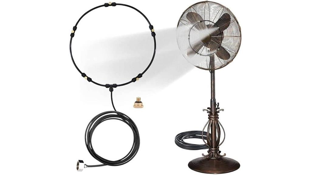 outdoor cooling mist system