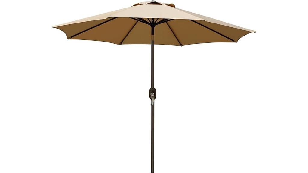outdoor tilt crank umbrella