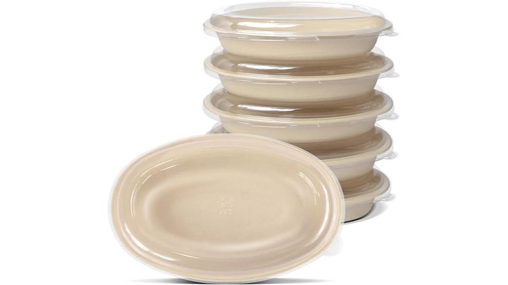 oval paper bowls pack