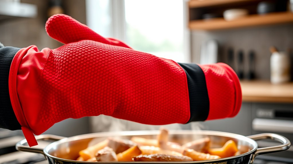 oven mitt safety factors