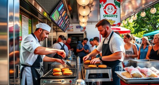 overseeing daily food truck activities