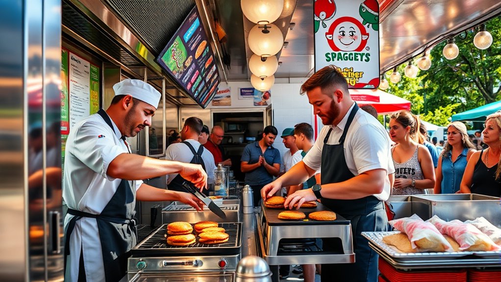 overseeing daily food truck activities