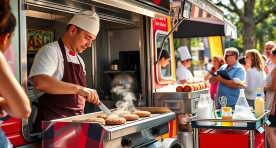 overseeing daily food truck operations