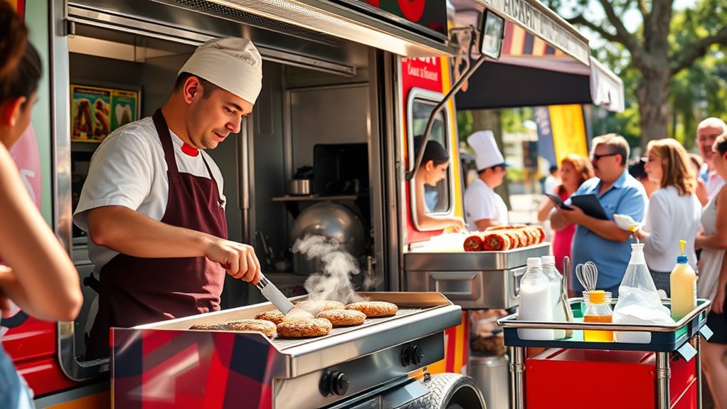 overseeing daily food truck operations