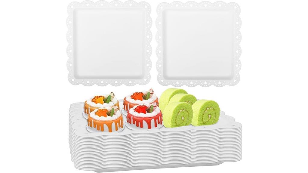 pack of twenty square trays