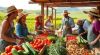 partnering with local farmers