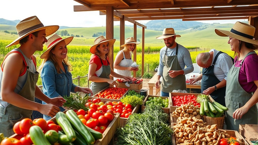partnering with local farmers