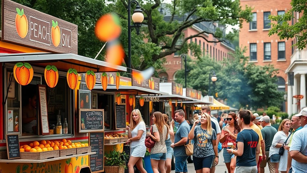 peach flavors enhance diverse dishes