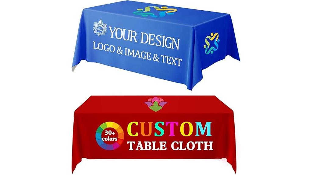 personalized event tablecloth