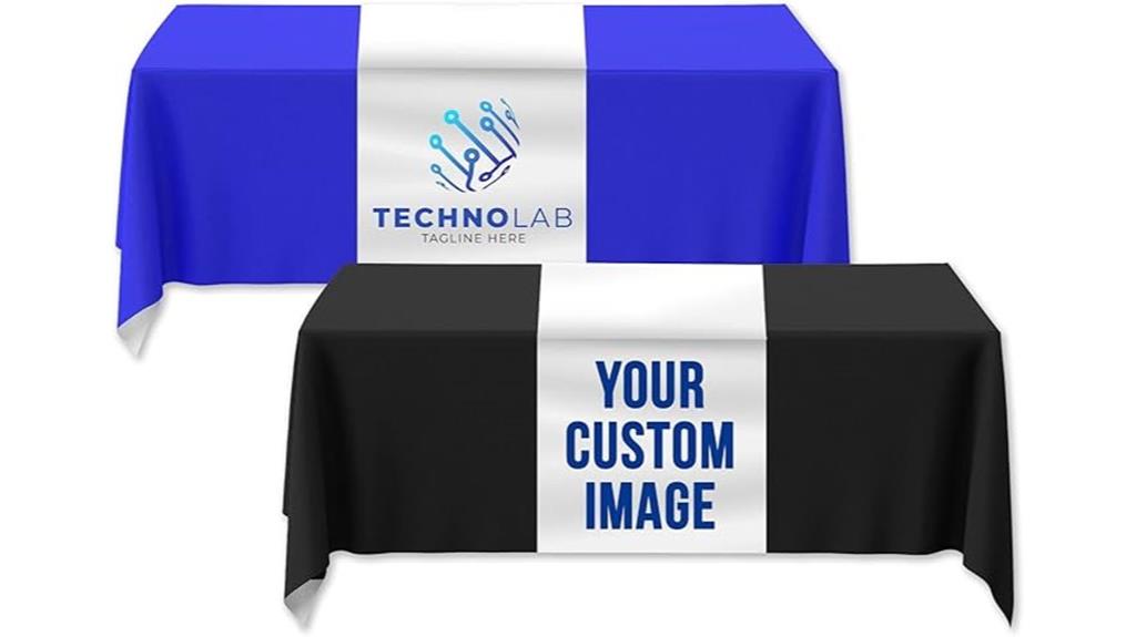 personalized logo table runner