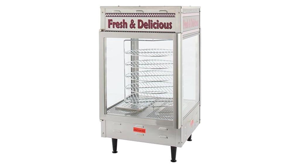 pizza pretzel warmer capacity