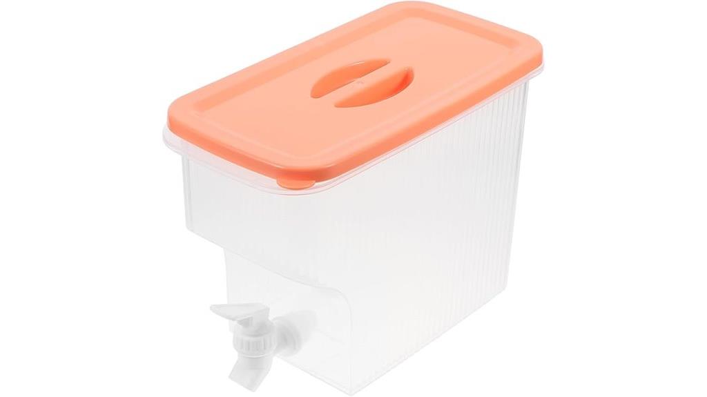 plastic beverage dispenser with spigot