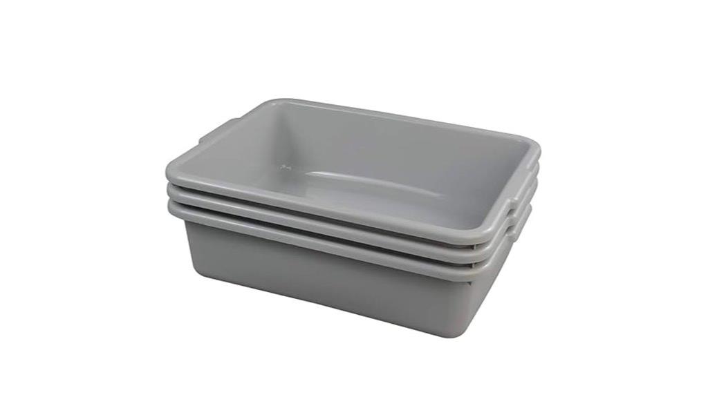 plastic dish tub set