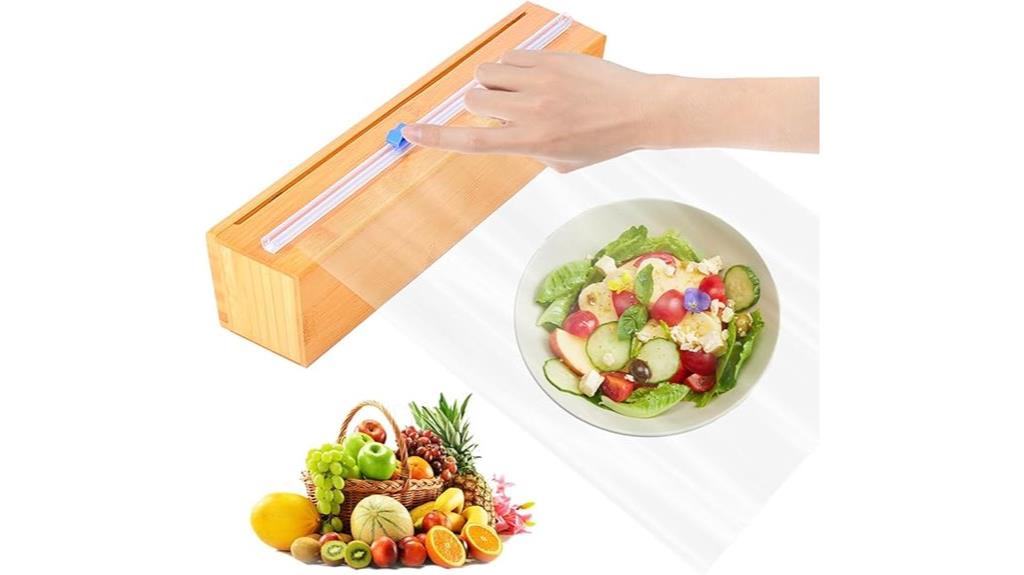 plastic wrap cutter dispenser