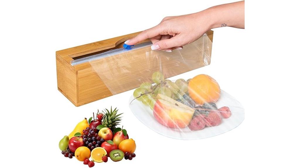 plastic wrap cutter included
