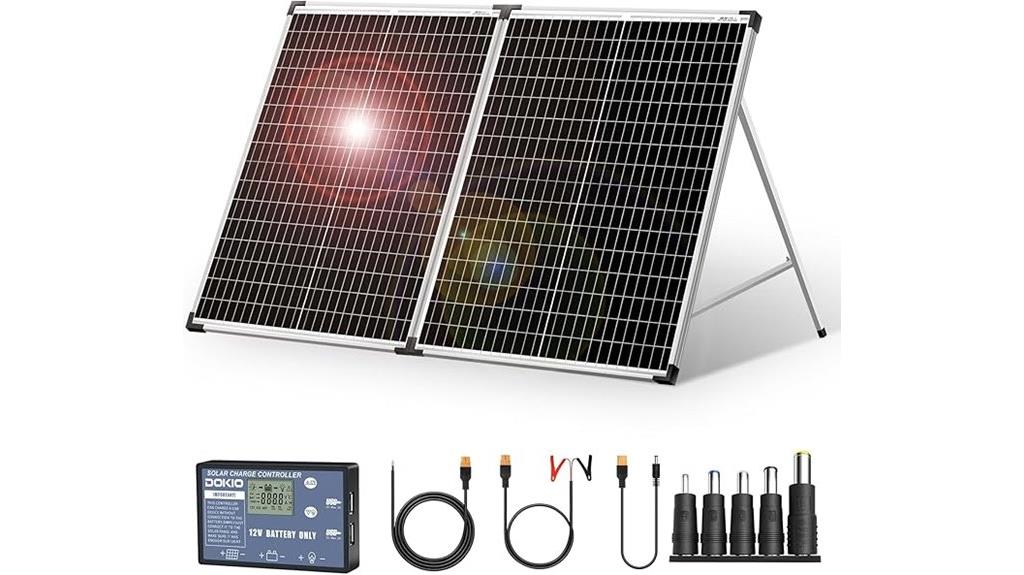 portable 100w solar kit