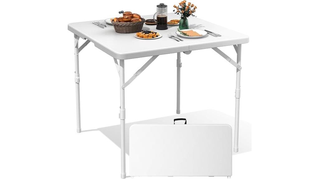 portable 34 inch collapsible table
