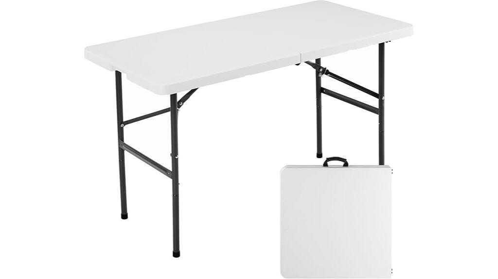 portable 4ft plastic table