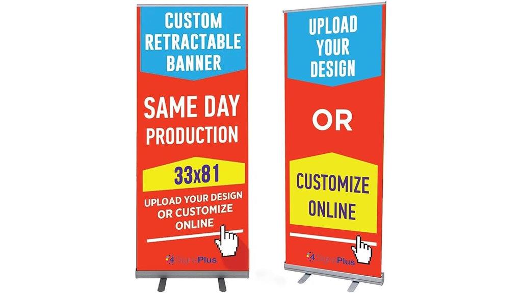 portable aluminum banner display