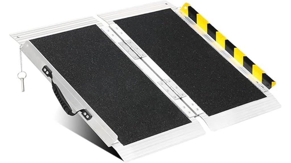 portable aluminum handicap ramp