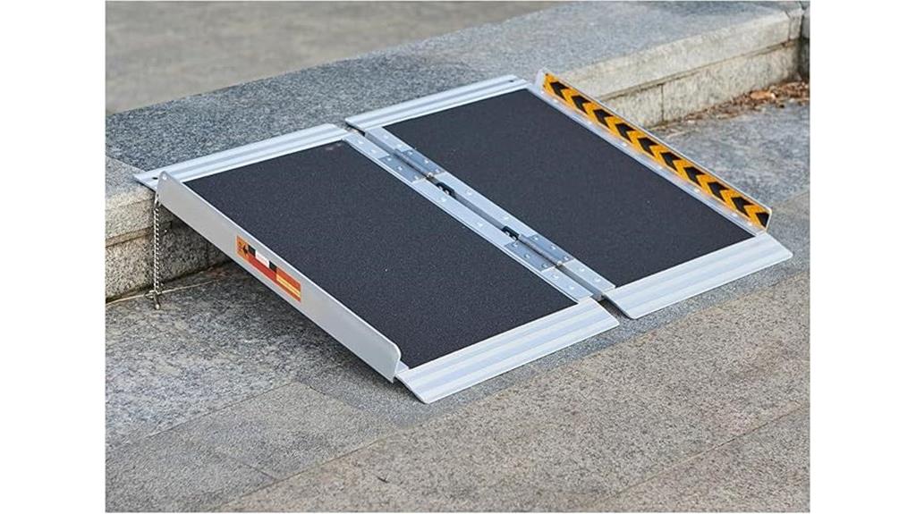 portable aluminum non skid ramp